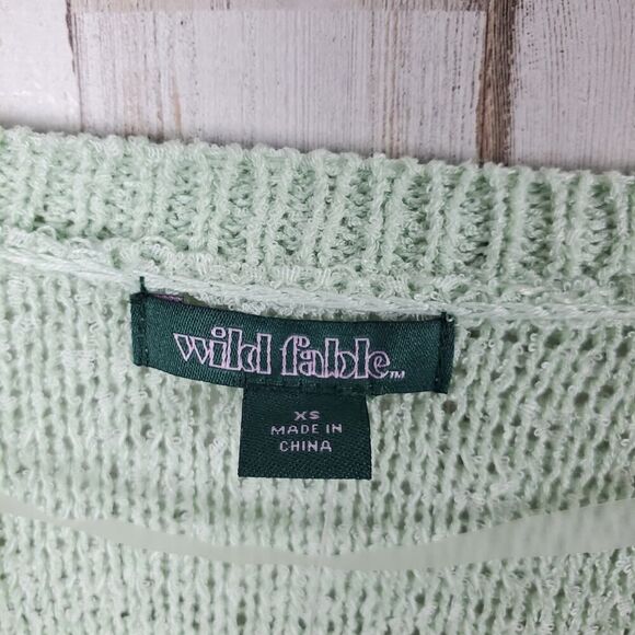 Wild Fable Cardigan Sweater Green Size XS - Picture 3 of 9